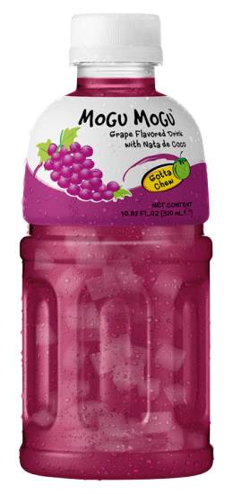 Mogu Mogu Grape Flavoured Drink With Nata De Coco (320ml)