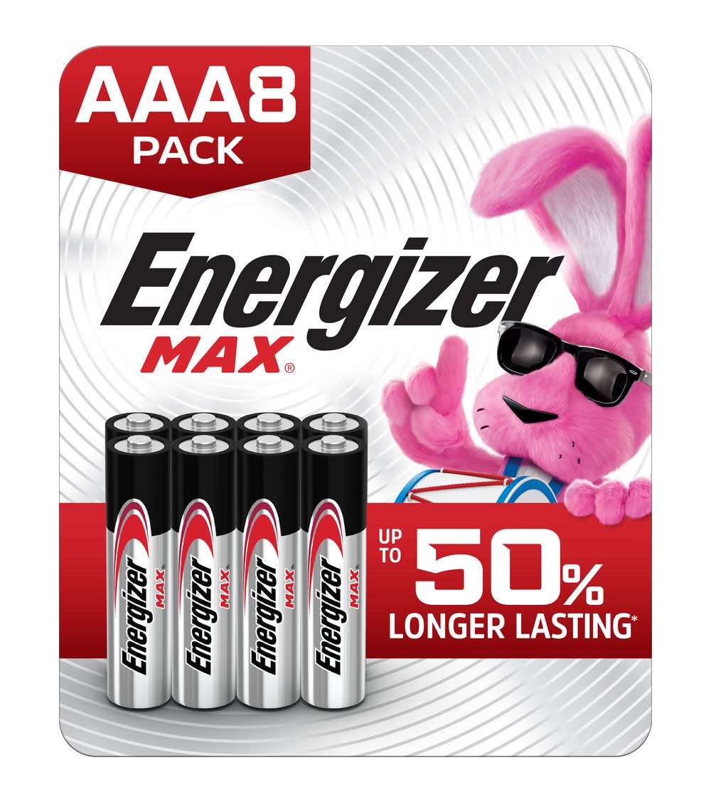 Energizer Max Aaa Batteries (8 ct)