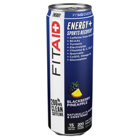 Lifeaid Fitaid Energy + Sports Recovery Drink (12 fl oz) (blackberry-pineapple)