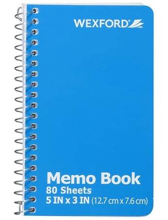 Wexford Memo Book, 5 in x 3 in