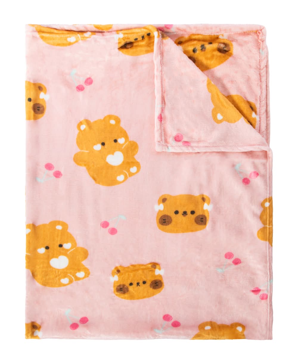 Printed Blanket 50inx60in Bear
