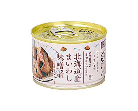 Lm 北海道産まいわし味噌煮 150g【瓶・缶詰】