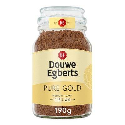 Douwe Egberts Pure Gold Instant Coffee (190g)