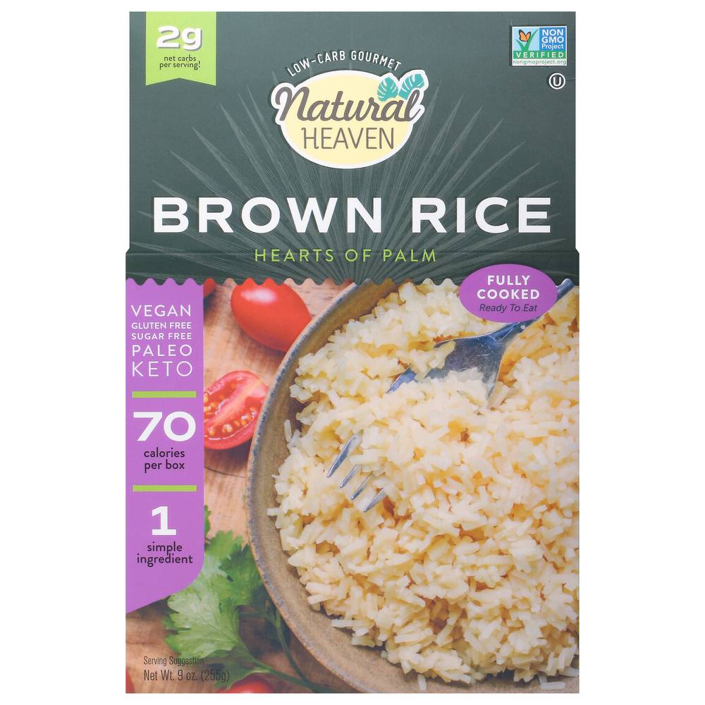 Natural Heaven Hearts Of Palm Brown Rice