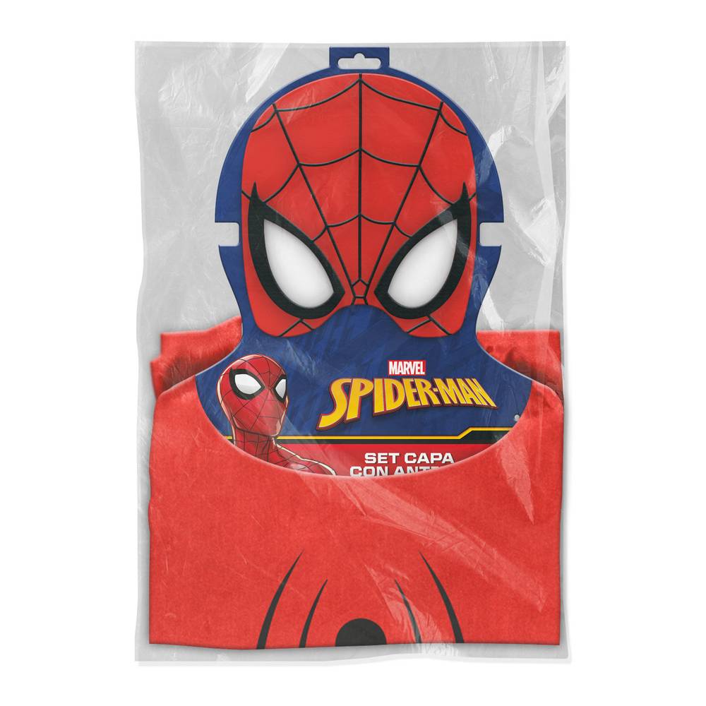 Spider man - mascara y capa - disfraz - marvel - pronobel (36 x 25 x 1 cm.)