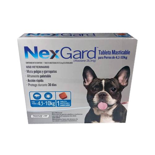 Nexgard 4.1 a 10 kg (m)