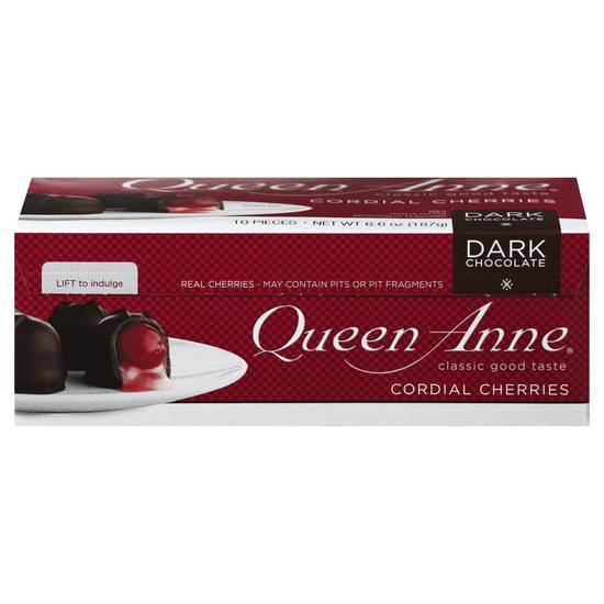 Queen Anne Cordial Cherries (10 ct)(dark chocolate)