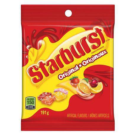 Starburst bonbons aux fruits originaux (191 g) - original fruit candies (191 g)