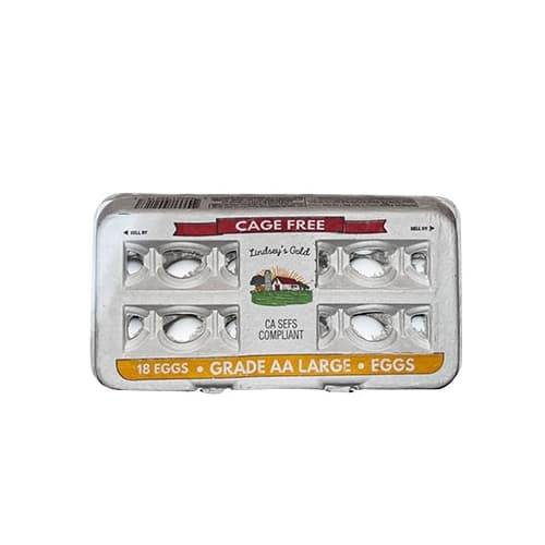 Lindsey's Gold Cage Free Grade Aa Large Eggs