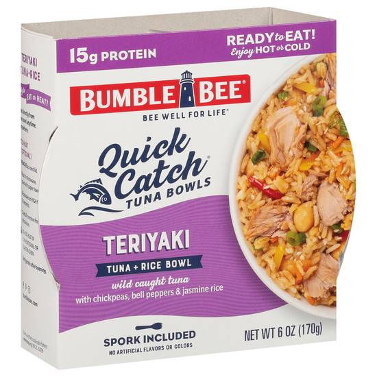 Bumble Bee Quick Catch Teriyaki Tuna + Rice Bowl