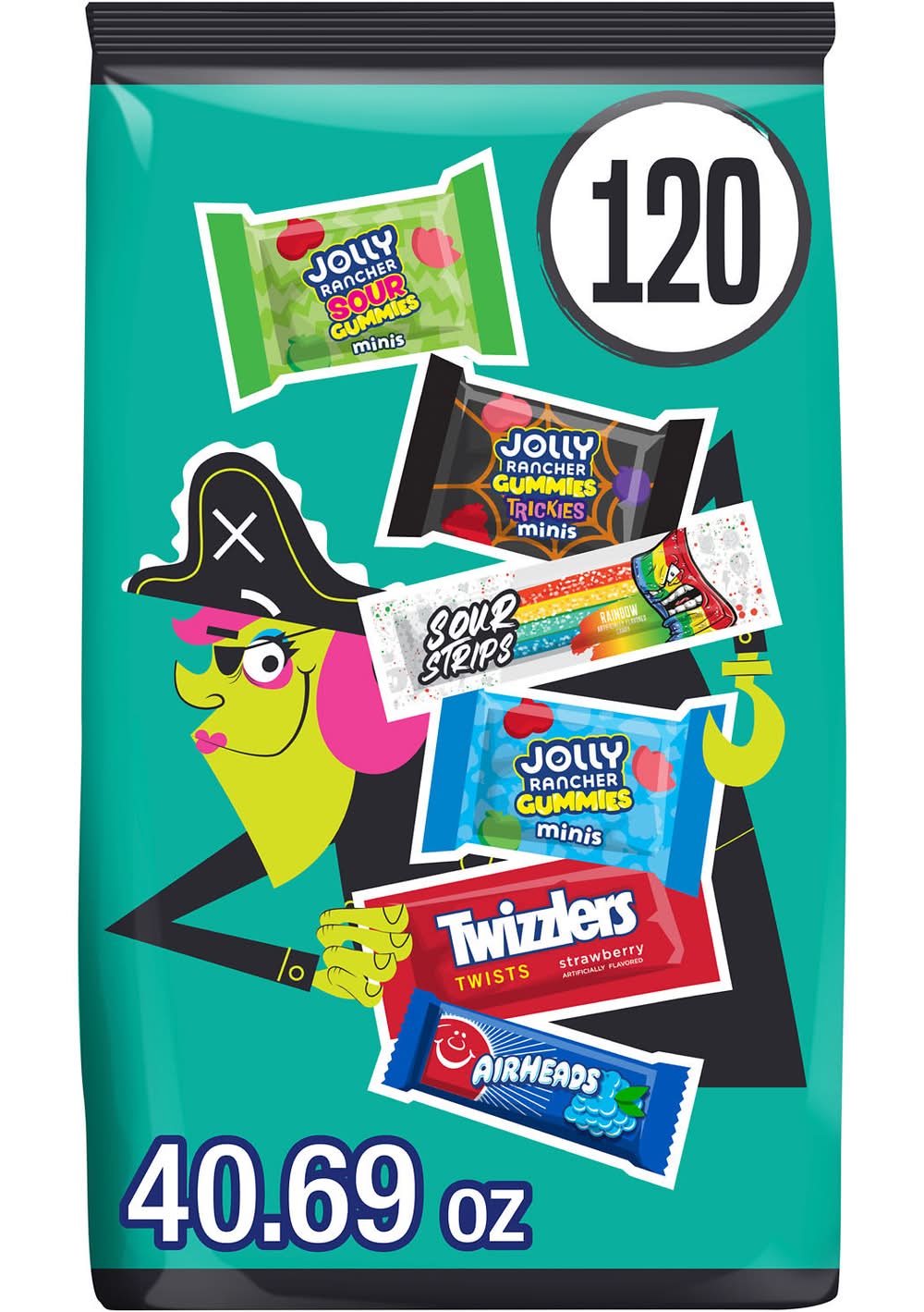 Hershey's Fruit Flavored Halloween Candy, Assorted (40.7 oz, 120 ct)