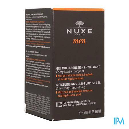 Nuxe Men Gel Hydratant Multi Fonct. Fl Pompe 50ml Soins homme - Soins homme