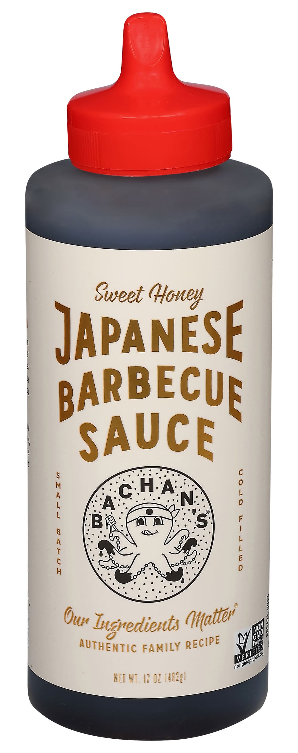 Bachan’s Japanese Barbecue Sauce, Sweet Honey (17 oz)