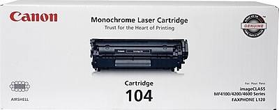 Canon 104 Black Standard Yield Toner Cartridge (0263B001)