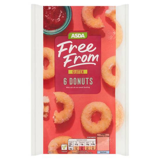 Asda Free From 6 Donuts 197g