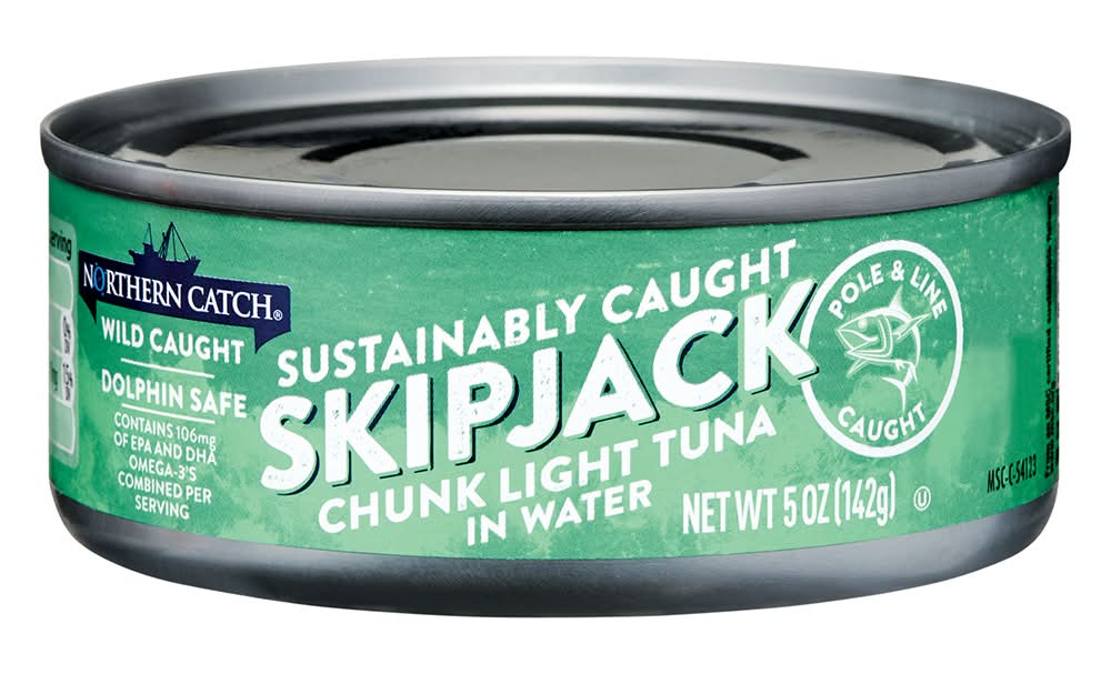 Northern Catch Wild Caught Chunk Light Tuna in Water, Skipjack (5 oz)
