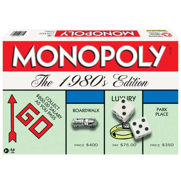 Winning Moves Games Monopoly the 1980's Edition Tabletop Game, 8Y+