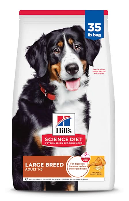 Hill's Science Diet Adult Large Breed Chicken & Barley Recipe Dry Dog Food, 35 lbs.