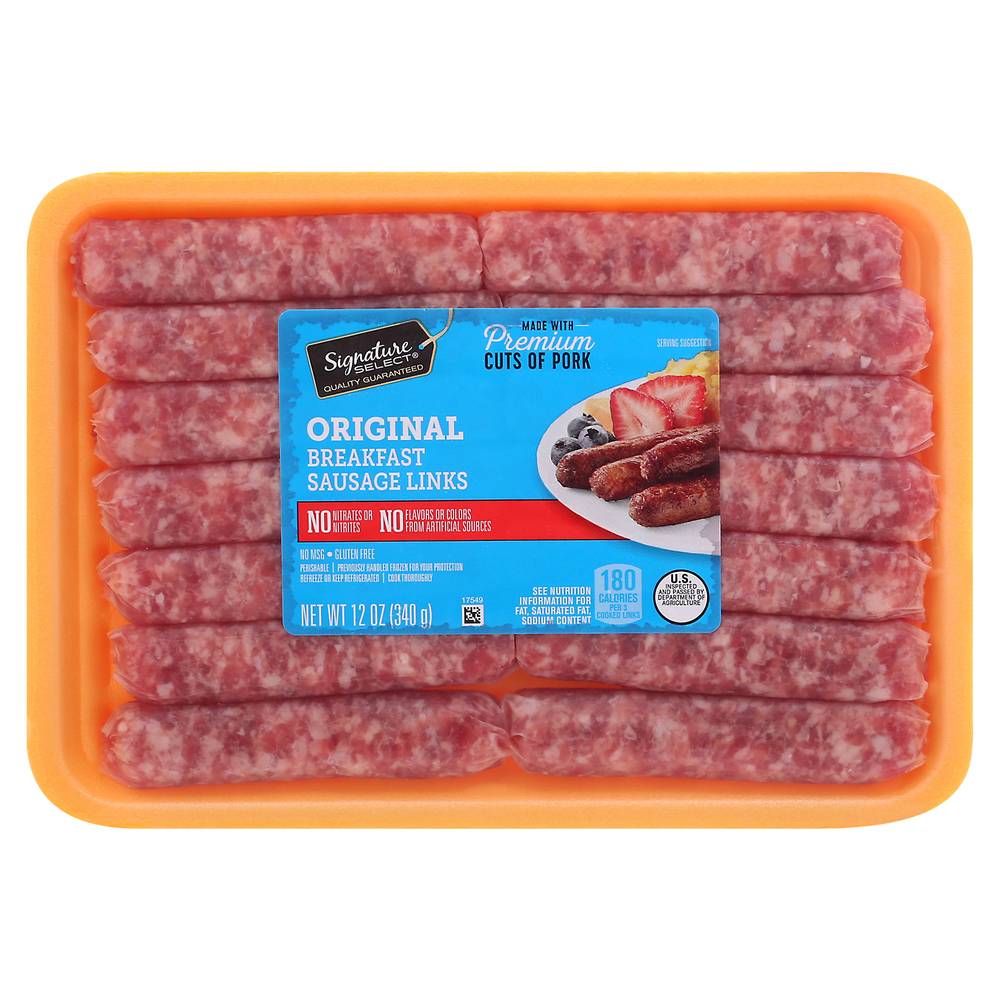 Signature Select Original Breakfast Sausage Links (12 oz)