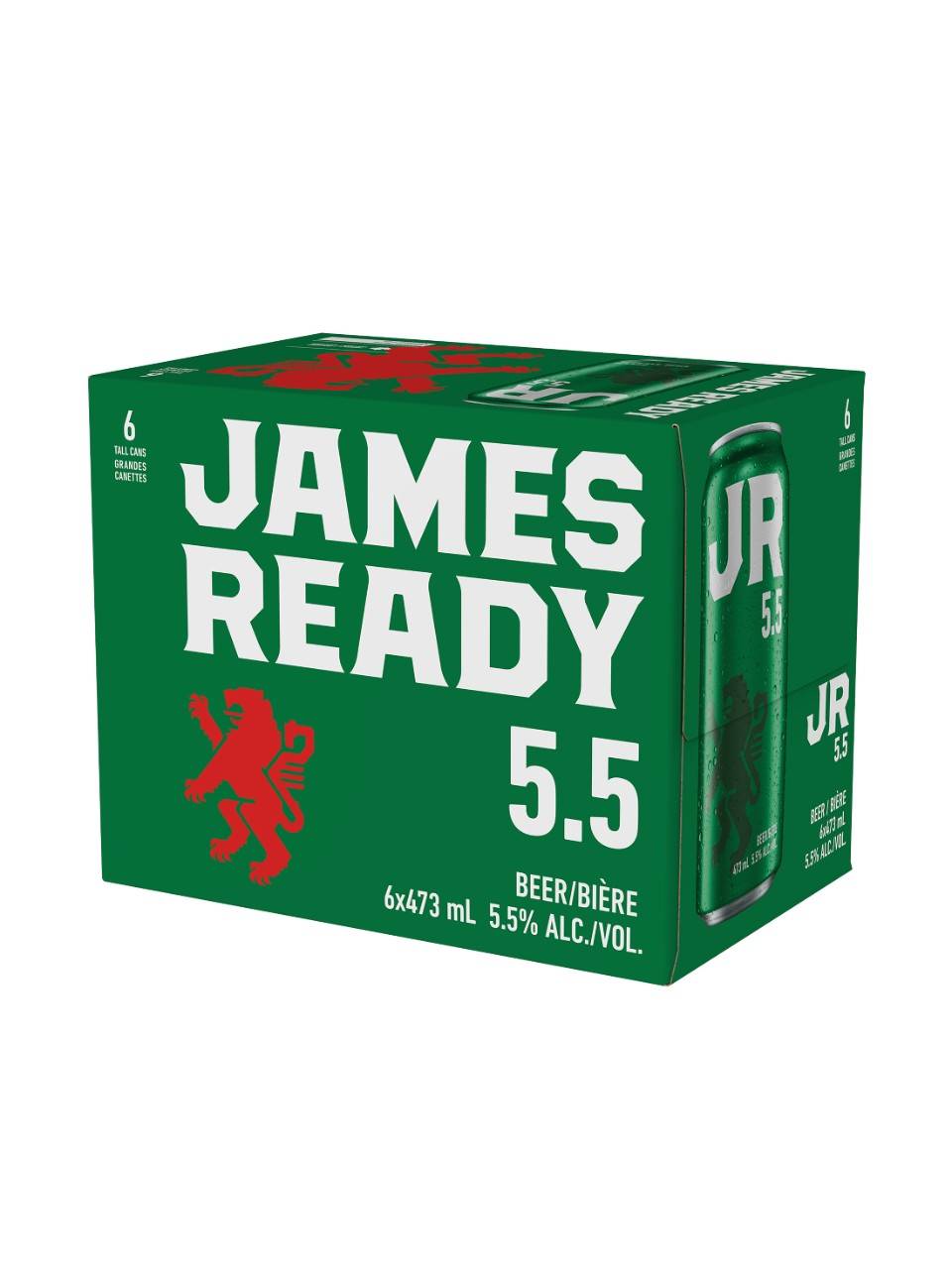 James Ready Lager Beer (6 pack, 473 ml)