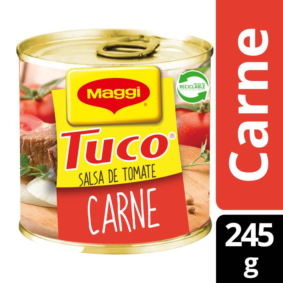 Maggi salsa de tomate tuco con carne