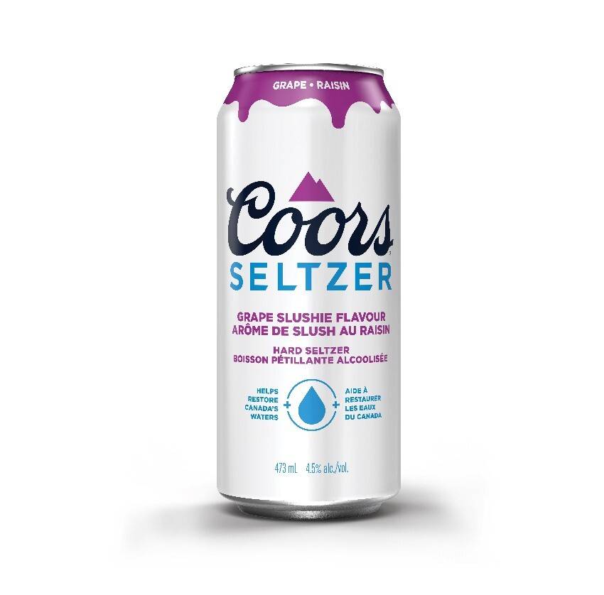 Coors Seltzer Grape Slushie (473ml)