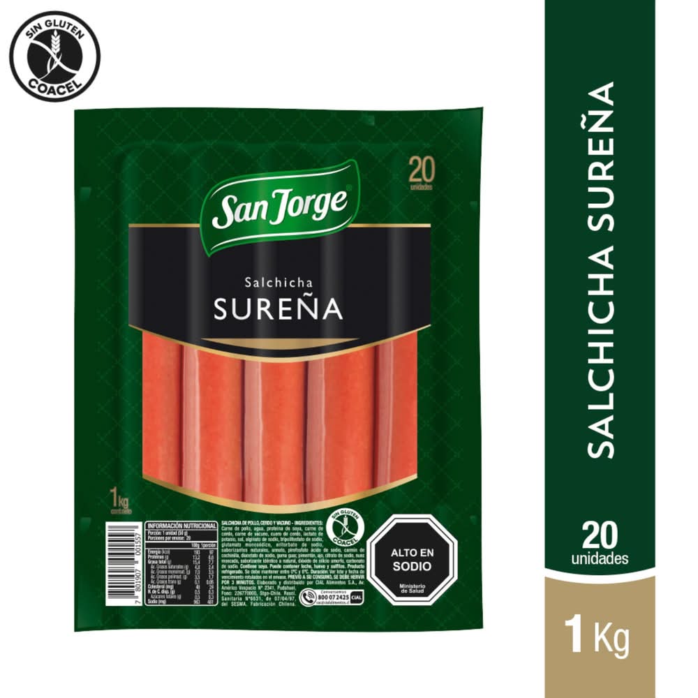 San Jorge · Salchichas sureña (20 un)
