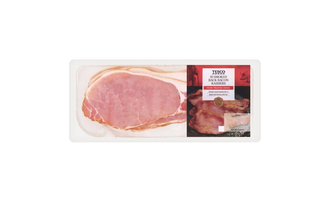 Tesco Smoked Back Bacon 300g (408222)