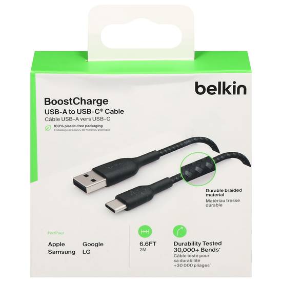 Belkin Usb-A To Usb-C 6.6 Feet Cable