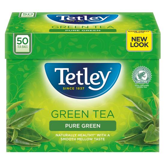 Tetley Green Tea Pure Green Tea Bags (50 ct)