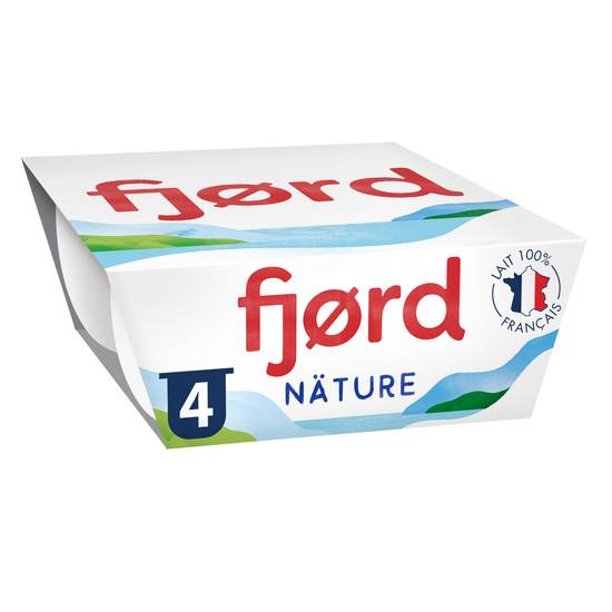 Fjord - Yaourts fromage blanc nature (4 pièces)