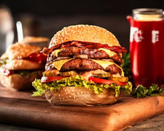 Menu méga bacon burger🍔🍟🥤