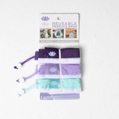 Lotus 3pk Reusable Produce Bags (ea)