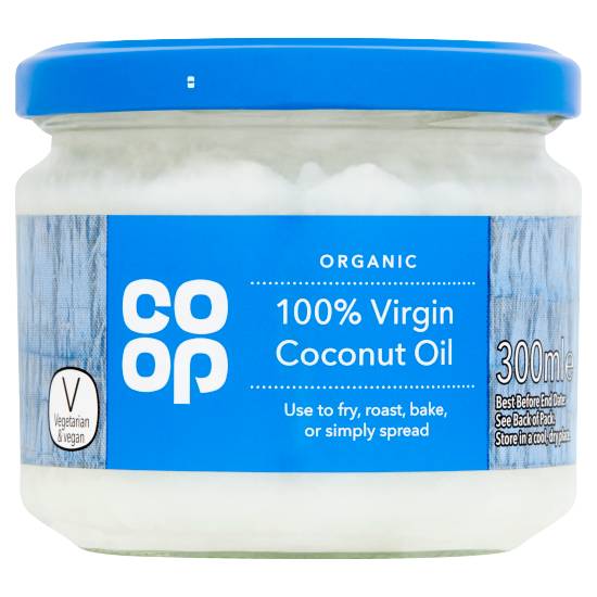 Co-Op Organic 100% Virgin Coconut Oil 300ml