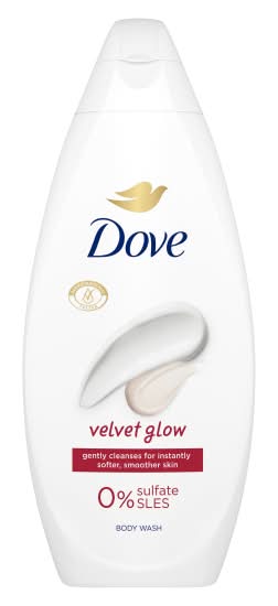 Dove Velvet Glow Body Wash (225ml)
