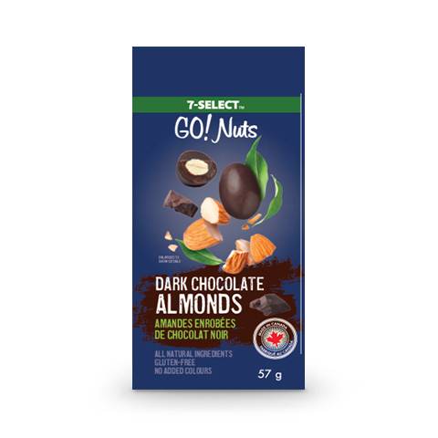 7-Select GO! Nuts Dark Chocolate Almonds 57g
