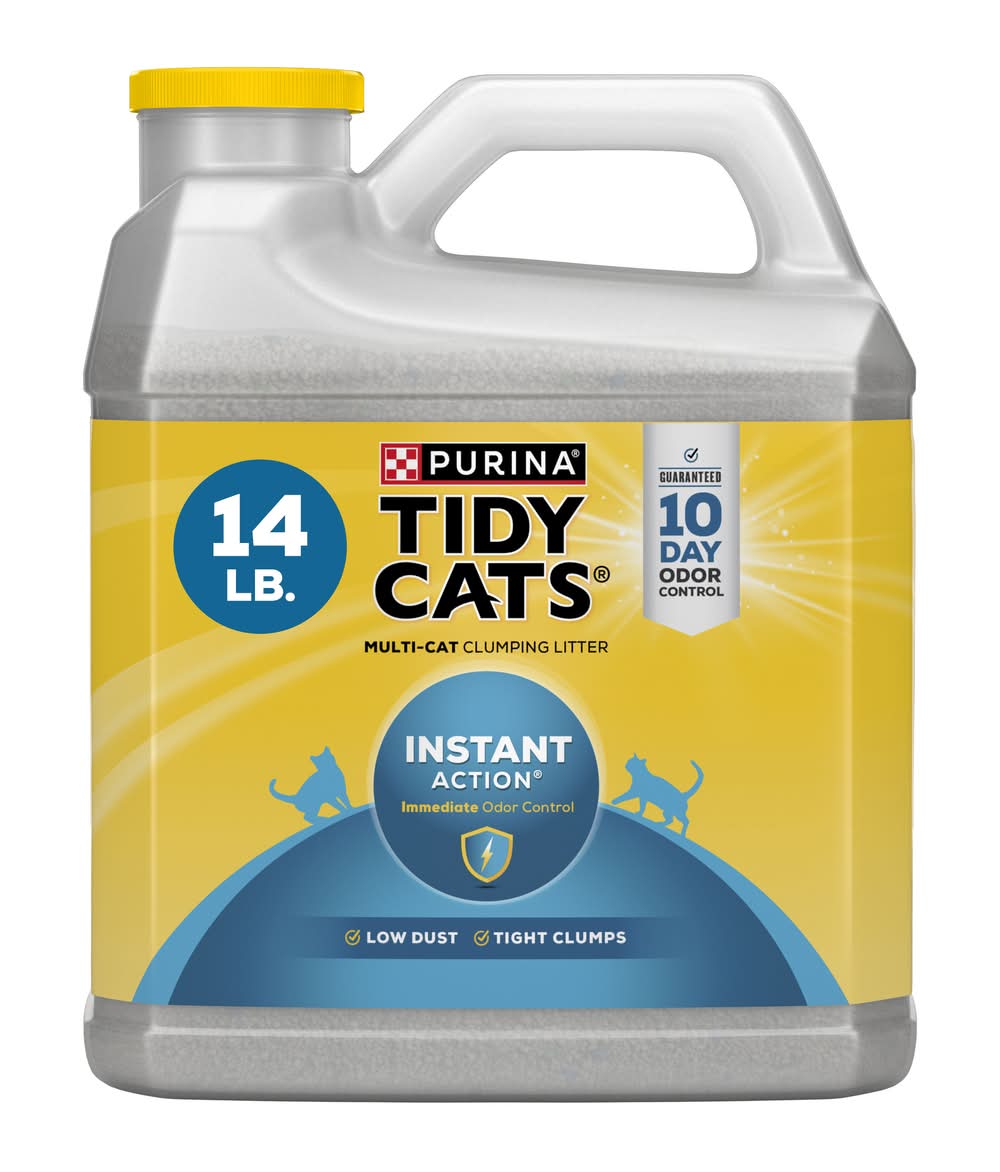 Purina Tidy Cats Instant Action Multi-Cat Clumping Litter (14 lbs)