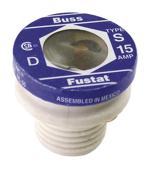 Bussmann 15 Amps Plug Fuse 2 Pk