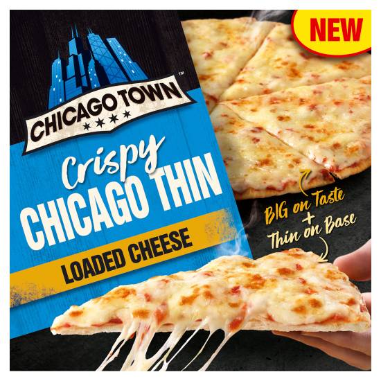 Chicago Town Crispy Chicago Thin Loaded Cheese Pizza (439g)