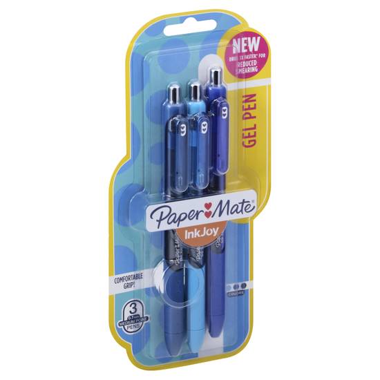 Paper Mate Medium Point Inkjoy Tip (0.7 mm) Assorted Ink Colors Gel Pens (3 ct)