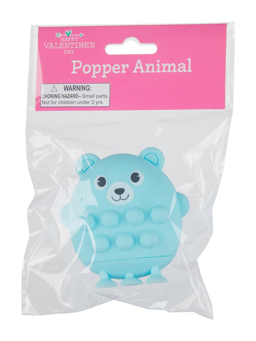 Happy Valentine'S Day Animal Shaped Popper Toy Assorted