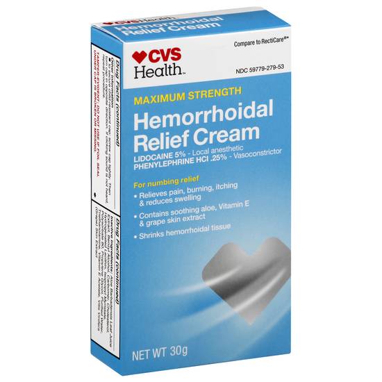 Cvs Health Hemorrhoidal Relief Cream