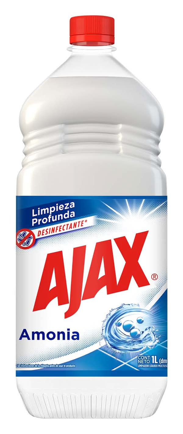 Ajax · Desinfectante limpiador líquido multiusos con amoníaco (1 L)