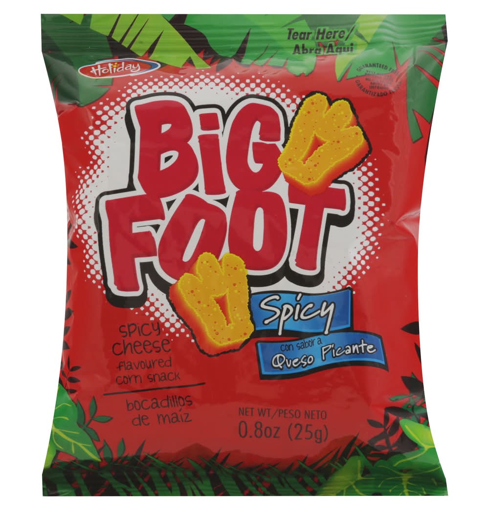 Holiday Bigfoot Spicy Giant Size Cheese Snacks (0.9 oz)