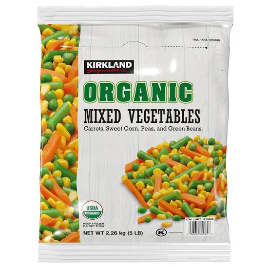 Kirkland Signature Organic Mixed Vegetables (5 lbs)