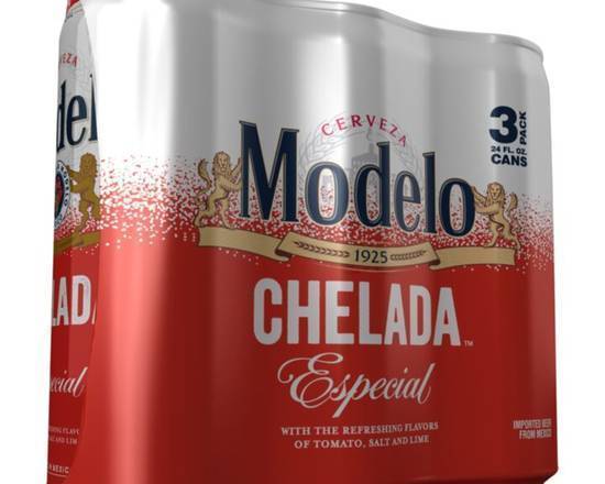 Modelo Chelada Especial Can (3X24 Fl oz) (3.5% ABV)