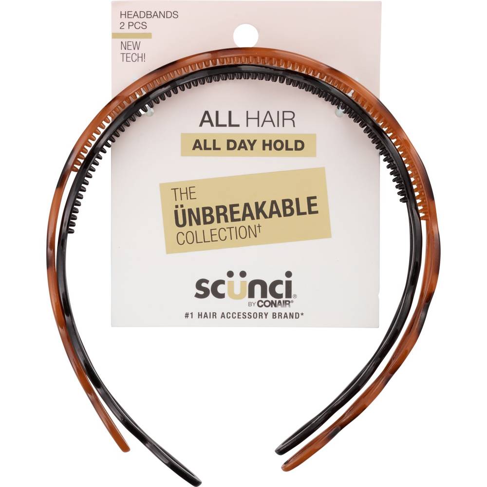 Conair Unbreakable All Day Hold Headband (2 ct)