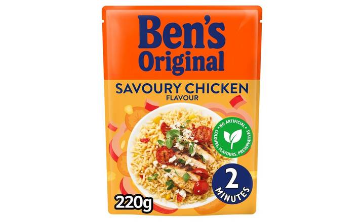 Bens Original Savoury Chicken Flavoured Rice 220g (405161)