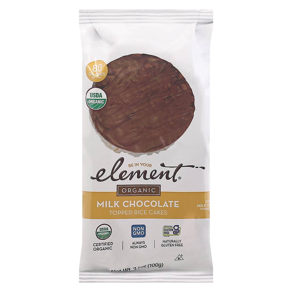 Element Organic Milk Chocolate Rice Cakes