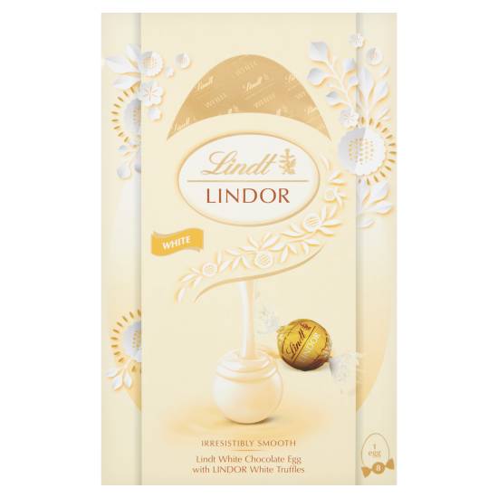 Lindt White Chocolate, Lindor Egg With White Truffles (260g)